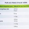 Pur jus d’aloé vera à boire naturel