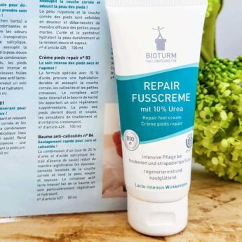 Crème pieds réparatrice efficace 10% d'Urée