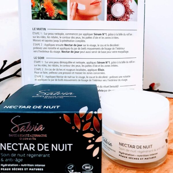 Crème de nuit nourrissante peau mature