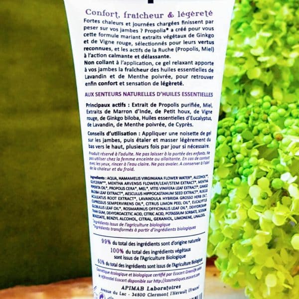 Gel jambes légères confort, fraîcheur efficace