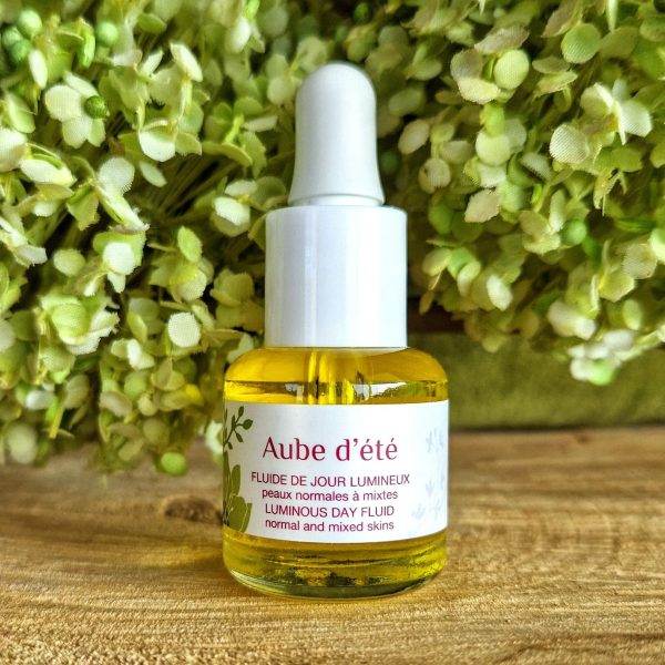 Fluide visage de jour lumineux bio