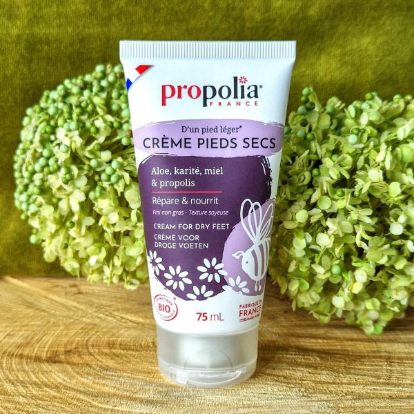 Crème réparatrice pieds secs bio