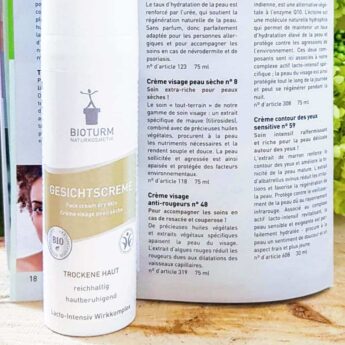 Crème naturelle riche visage peau sèche