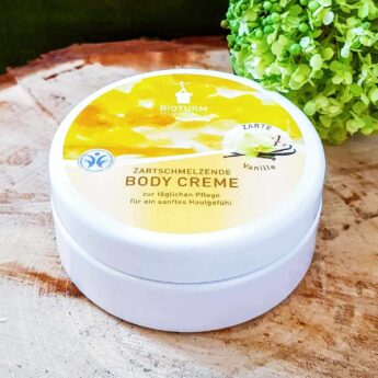 Crème bio corps hydratant vanille