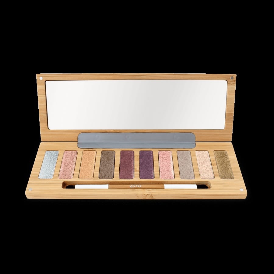 palette d’ombres à paupières nacrées bio et vegan