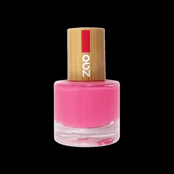 vernis à ongles rose fuchsia bio N° 657