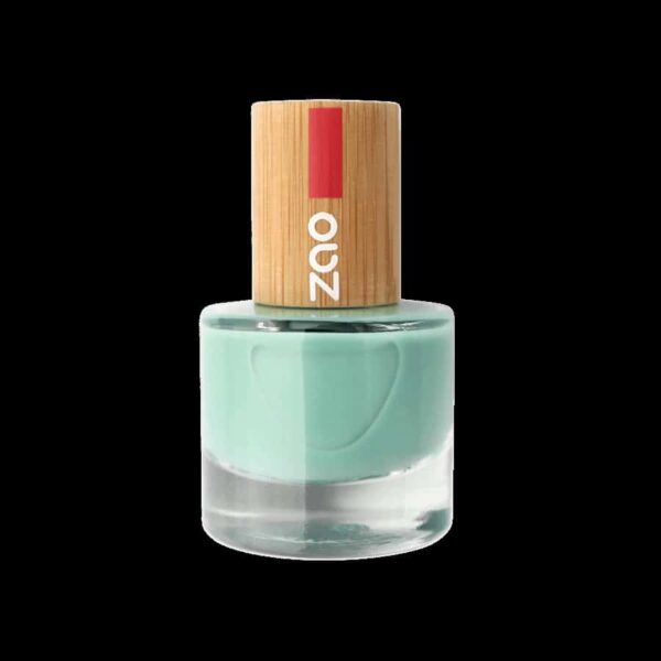 vernis à ongles vert d’eau bio N° 660