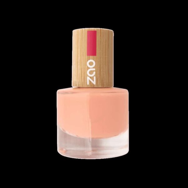 vernis à ongles pêche fizz bio N° 664