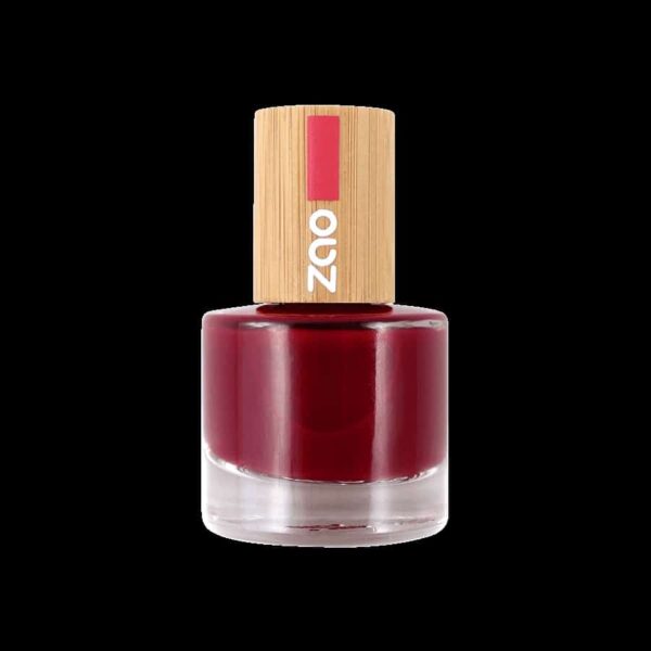 vernis à ongles rouge passion bio N° 668