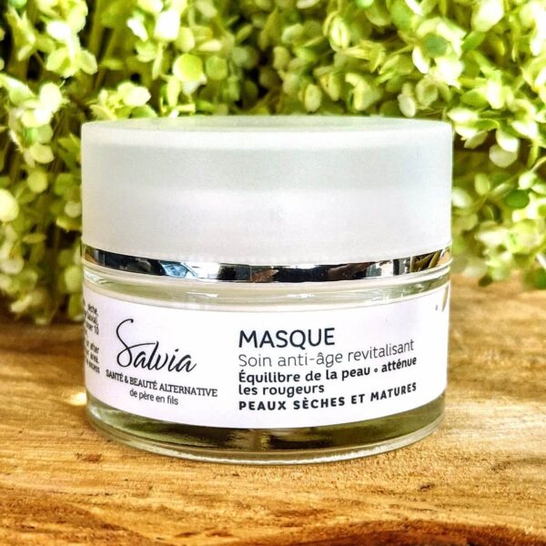 Masque soin anti-âge revitalisant peau mature