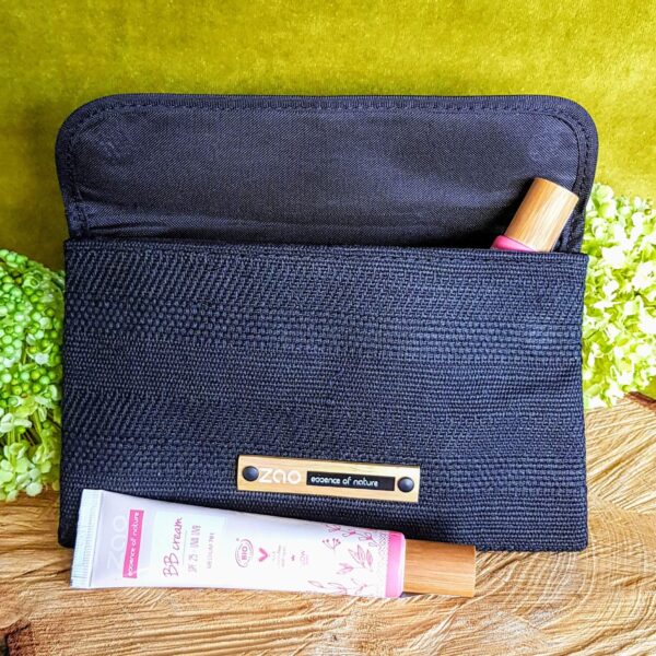 Pochette de maquillage en lin