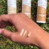 Crème solaire teintée SPF 30 bio haute résistance à l'eau