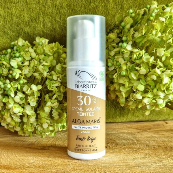 Crème solaire teintée SPF 30 Beige, effet bonne mine