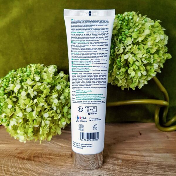 Masque exfoliant purifiant pour diminuer les imperfections