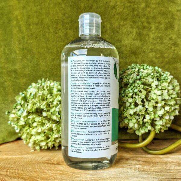 Eau micellaire purifiante naturelle