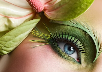 maquillage oeil vert