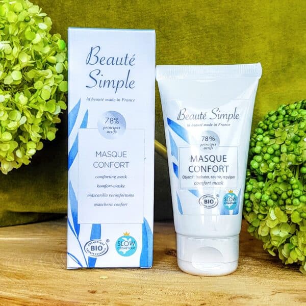 Masque visage confort éclat du teint : Beauté Simple